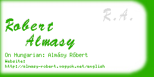 robert almasy business card